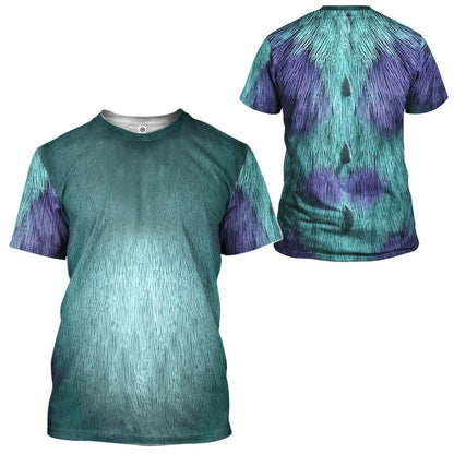 Monster Inc Sullivan Cosplay Costume Tshirt Hoodie QT208473Hf