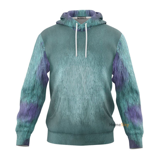 Monster Inc Sullivan Cosplay Costume Tshirt Hoodie QT208473Hf
