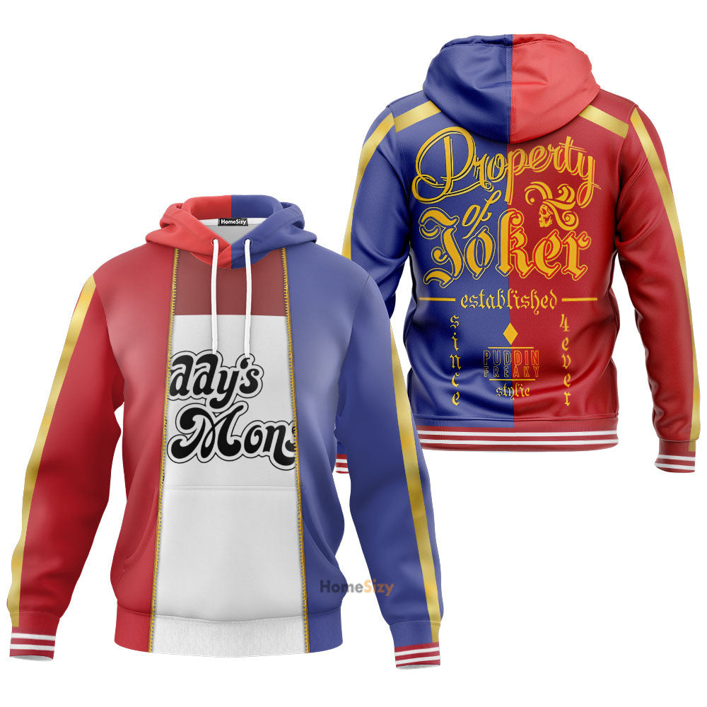 Harley Quinn Daddys Lil Monster - Cosplay Costume Hoodie QT302185Hg
