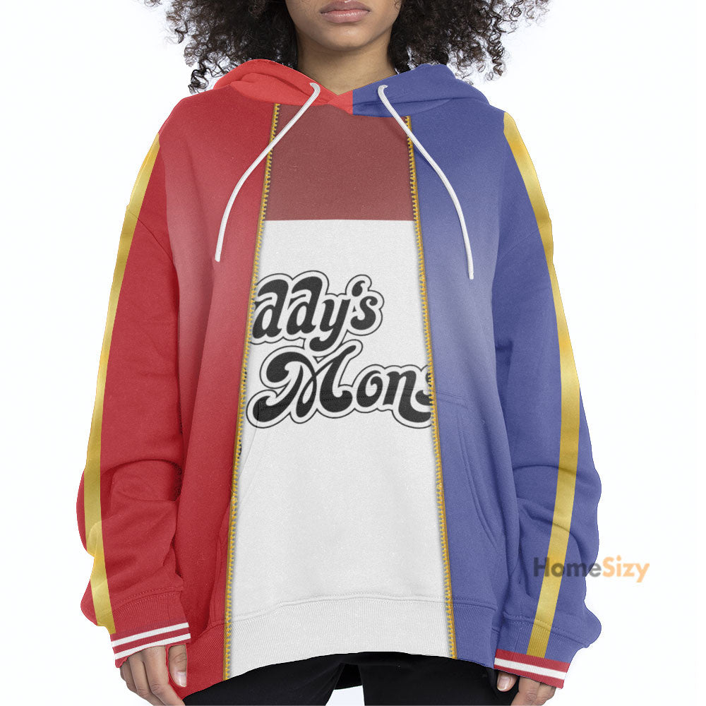 Harley Quinn Daddys Lil Monster - Cosplay Costume Hoodie QT302185Hg