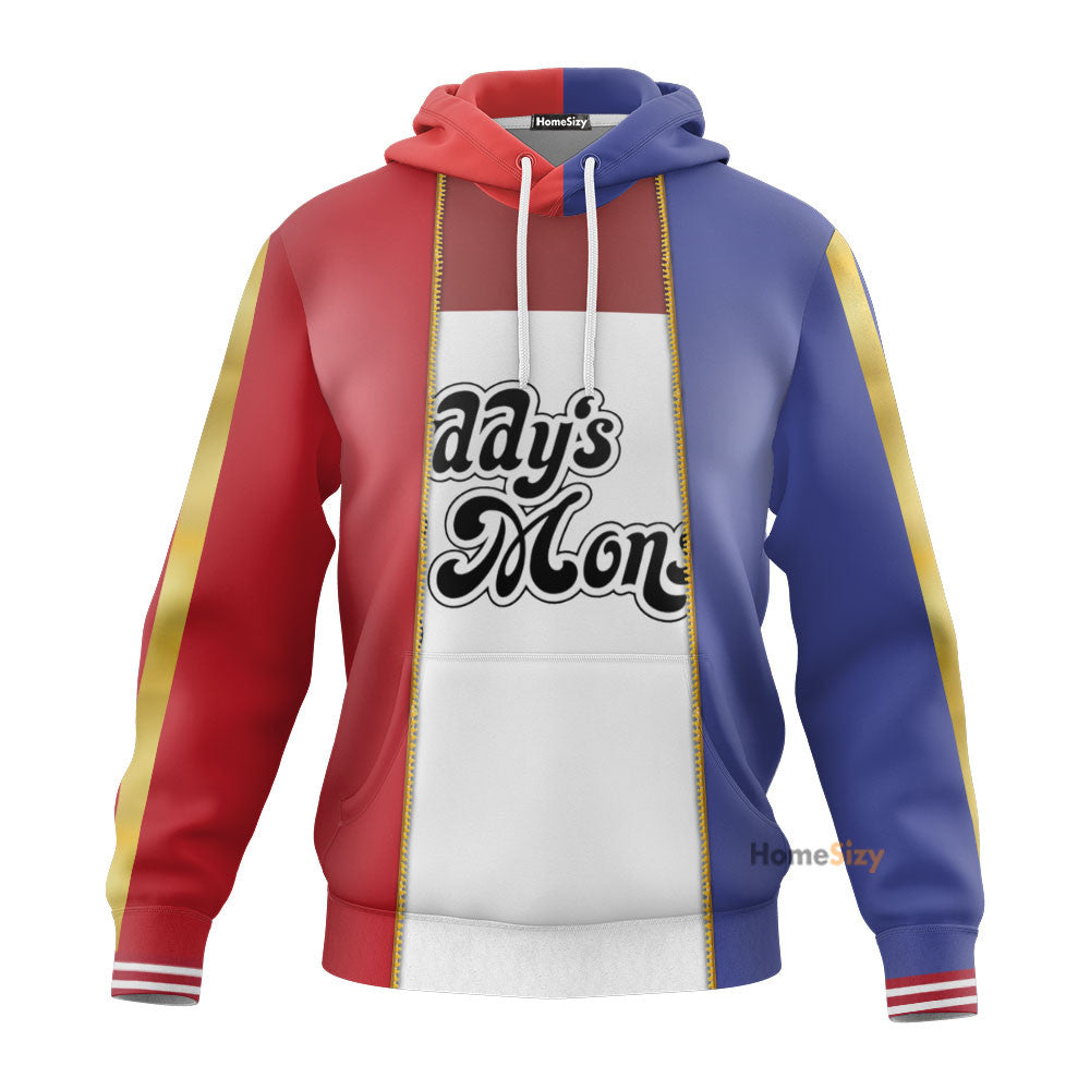 Harley Quinn Daddys Lil Monster - Cosplay Costume Hoodie QT302185Hg