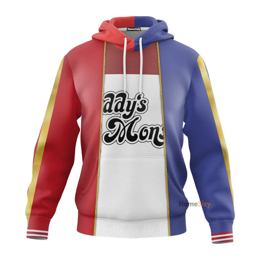 Harley Quinn Daddys Lil Monster - Cosplay Costume Hoodie QT302185Hg