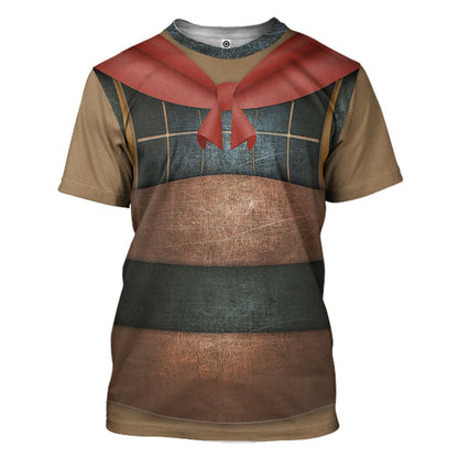 Li Shang General Mulan Cosplay Costume Tshirt Hoodie QT209371Hf