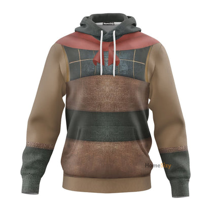 Li Shang General Mulan Cosplay Costume Tshirt Hoodie QT209371Hf