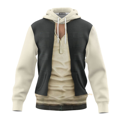 Stwa Han Solo Set Cosplay Costume Hoodie QT207370Tf