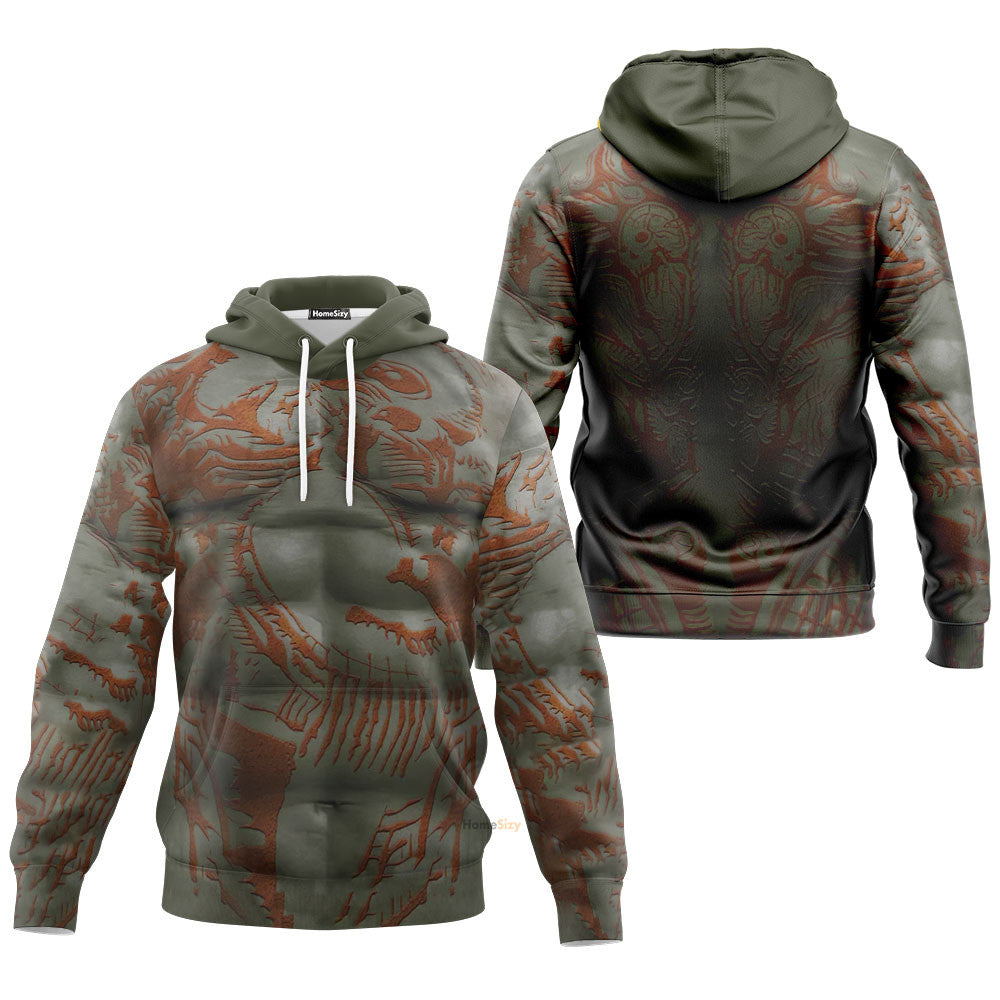 Guardian Of The Galaxy Drax The Destroyer Cosplay Costume Hoodie QT207115Hc