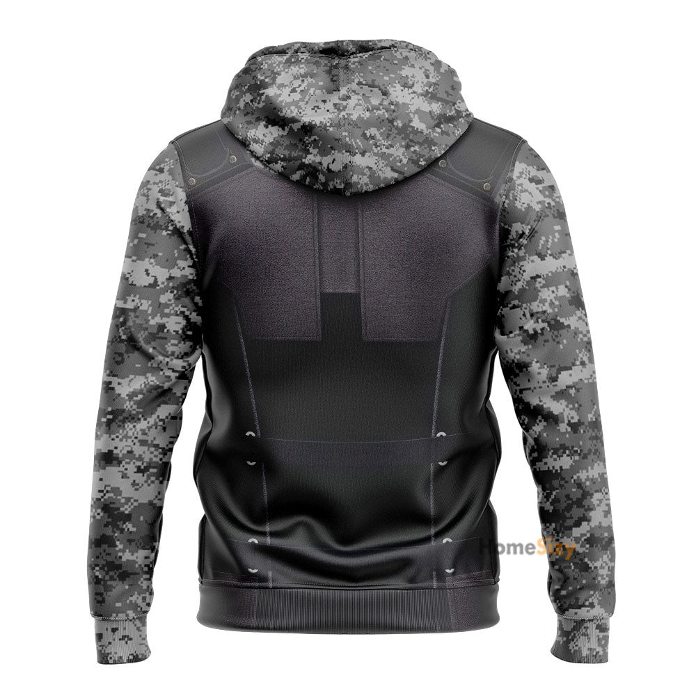 The Punisher Cosplay Costume T-shirt - Hoodies QT212412Hc