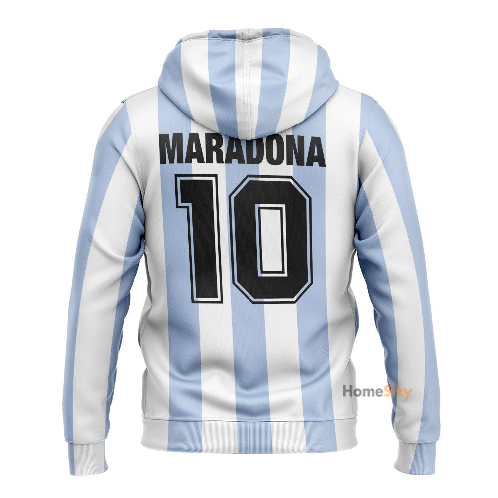 Maradona Jersey Cosplay Costume Tshirt Hoodie QT210011Tf