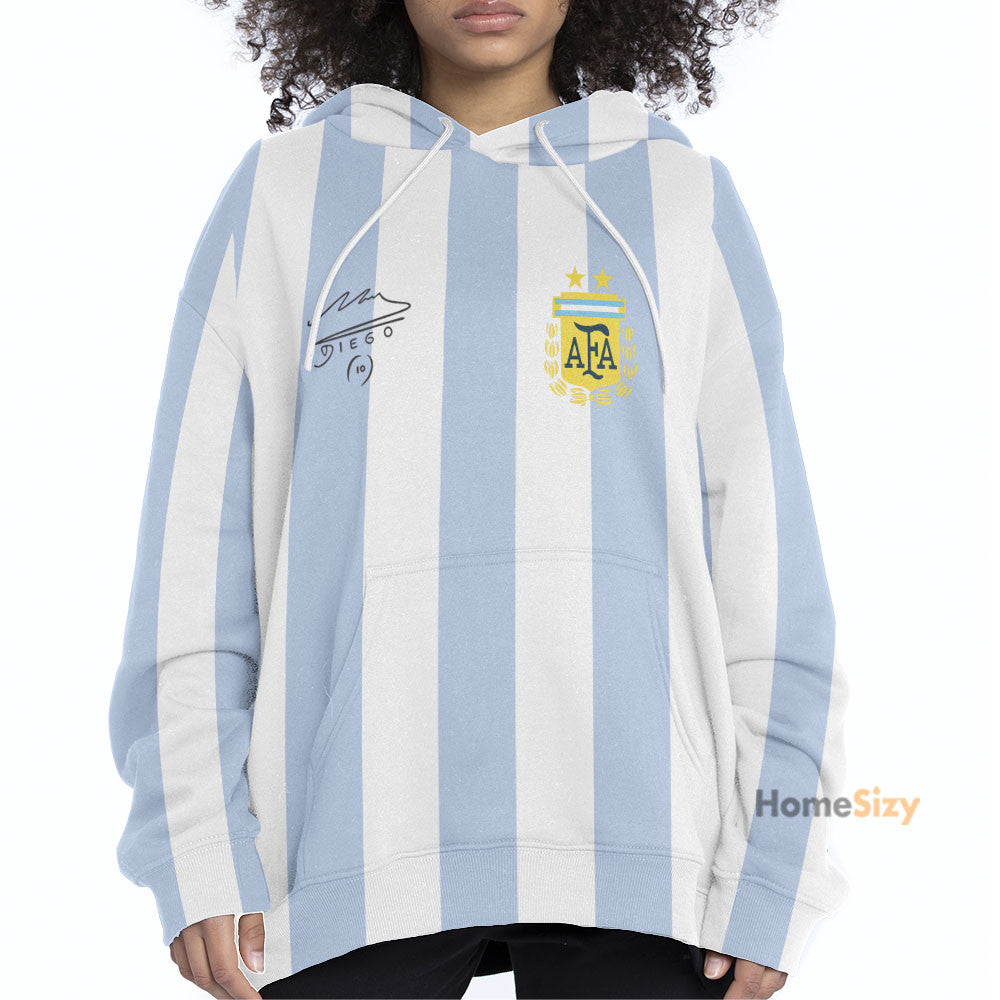 Maradona Jersey Cosplay Costume Tshirt Hoodie QT210011Tf