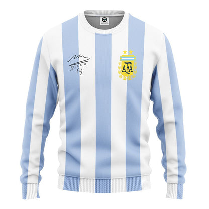 Maradona Jersey Cosplay Costume Tshirt Hoodie QT210011Tf
