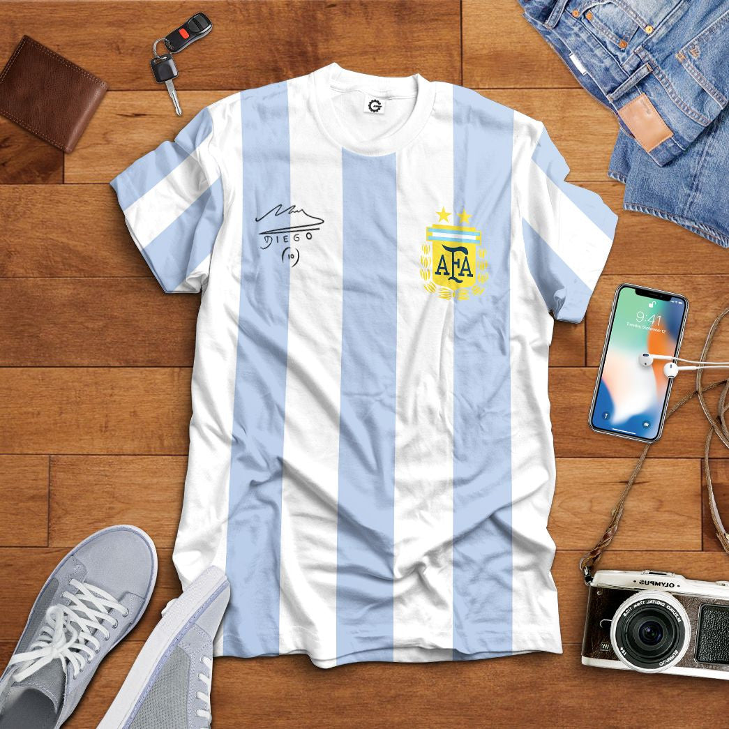 Maradona Jersey Cosplay Costume Tshirt Hoodie QT210011Tf