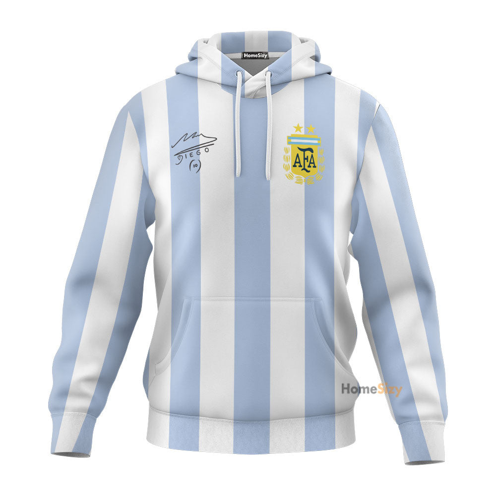 Maradona Jersey Cosplay Costume Tshirt Hoodie QT210011Tf