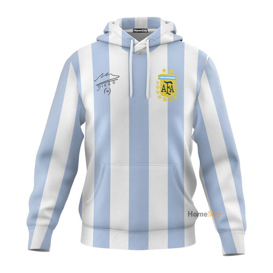 Maradona Jersey Cosplay Costume Tshirt Hoodie QT210011Tf