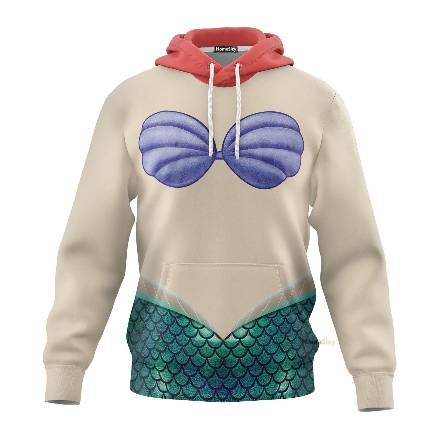 Ariel Mermaid Cosplay Costume Hoodie QT208281Hg