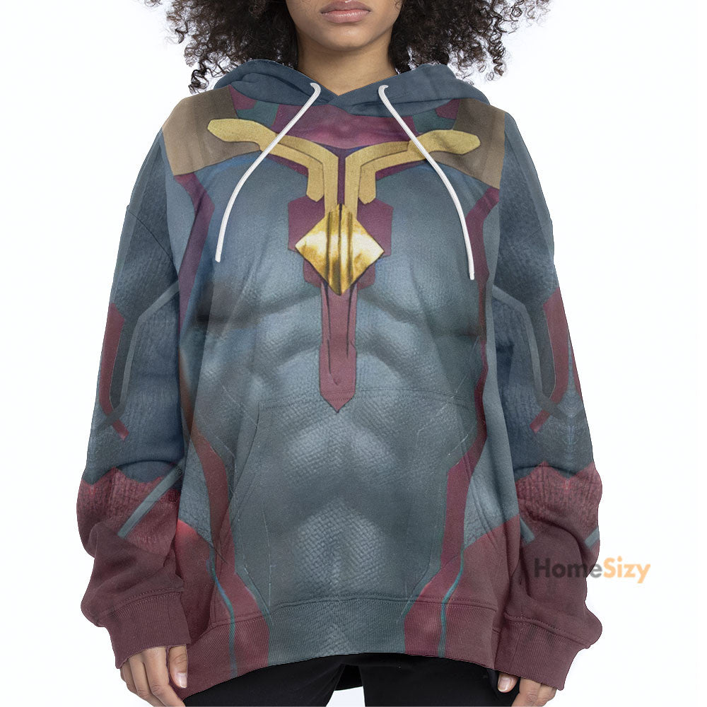 Marvel Vision Cosplay Costume Tshirt Hoodie QT208222Tf