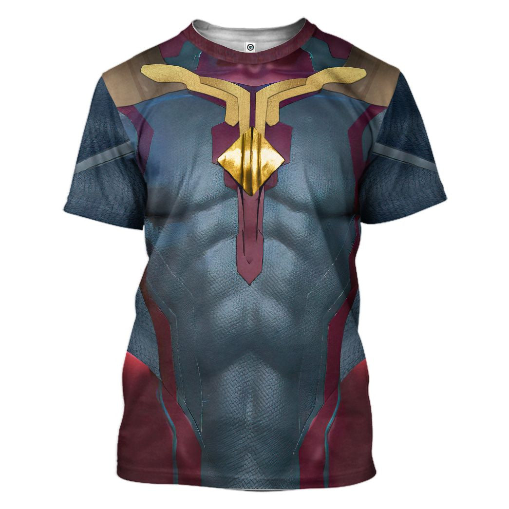 Marvel Vision Cosplay Costume Tshirt Hoodie QT208222Tf