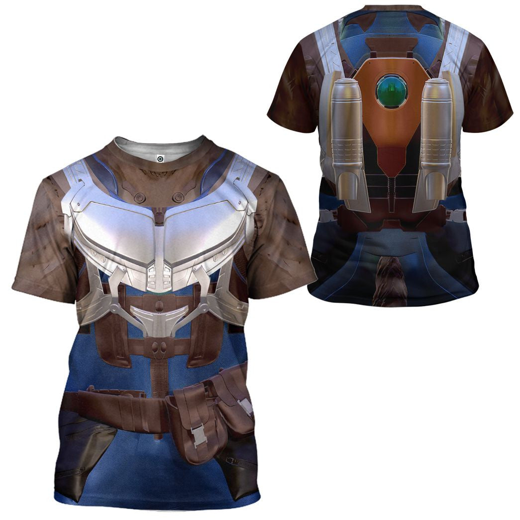 Guardian Of The Galaxy Rocket Racoon Cosplay Costume Tshirt Hoodie QT210245Hf