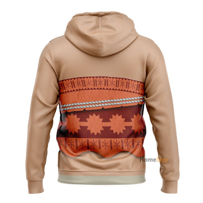 Moana Princess Cosplay Costume Tshirt Hoodie QT209183