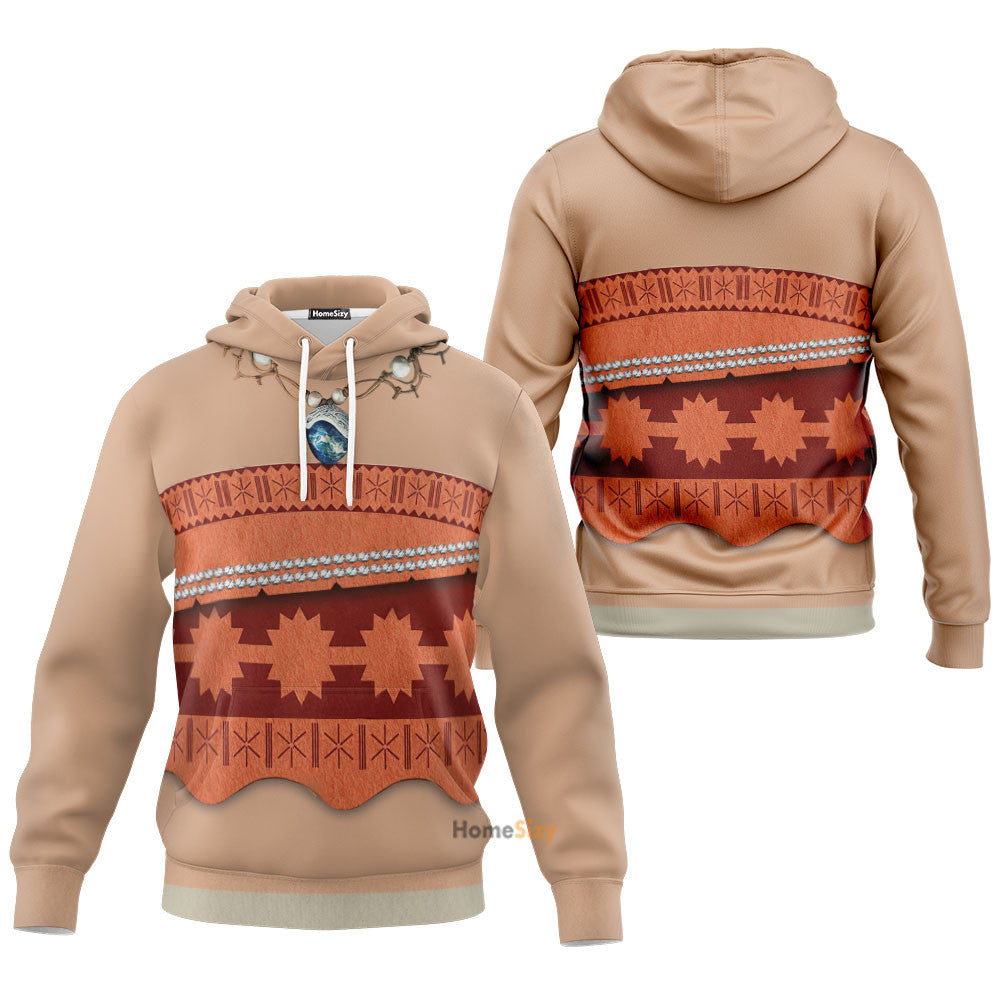Moana Princess Cosplay Costume Tshirt Hoodie QT209183