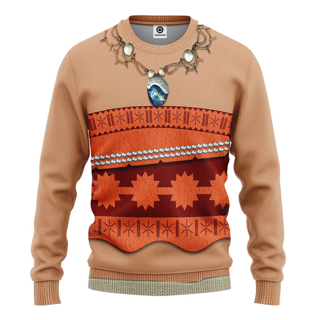 Moana Princess Cosplay Costume Tshirt Hoodie QT209183