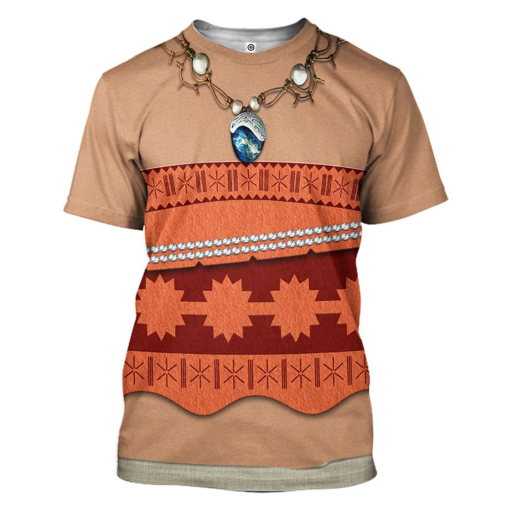 Moana Princess Cosplay Costume Tshirt Hoodie QT209183