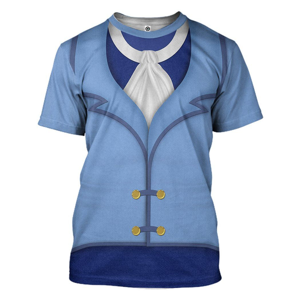 John Smith Pocahontas Cosplay Costume Tshirt Hoodie QT209552Tf