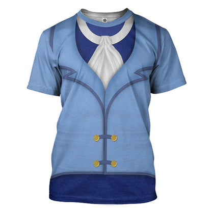 John Smith Pocahontas Cosplay Costume Tshirt Hoodie QT209552Tf