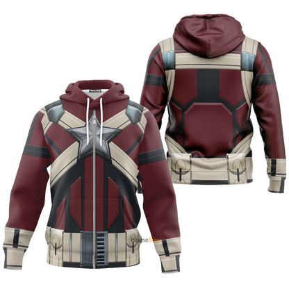 Black Widow Red Guardian Cosplay Costume Tshirt Hoodie QT209220