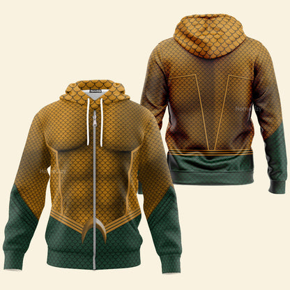 Aquaman Cosplay Costume - Hoodie QT4102702