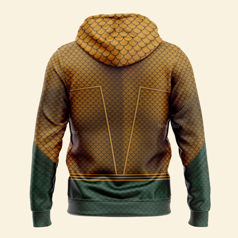 Aquaman Cosplay Costume - Hoodie QT4102702