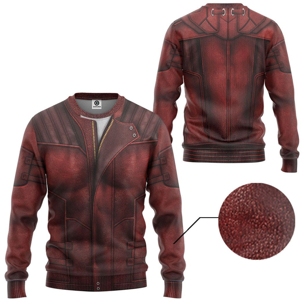 Guardian Of The Galaxy Star Lord - Cosplay Costume Hoodie QT209075