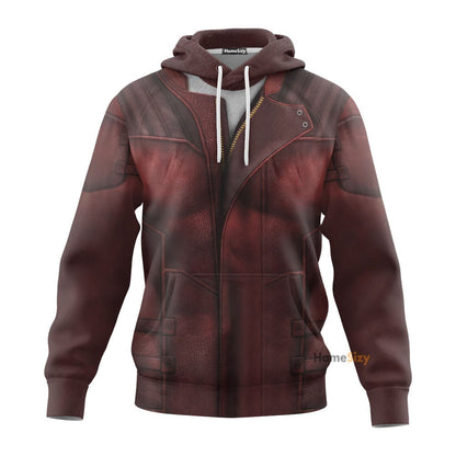 Guardian Of The Galaxy Star Lord - Cosplay Costume Hoodie QT209075