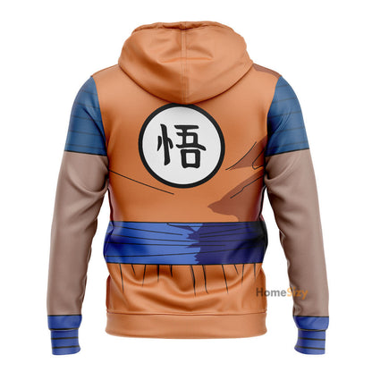 Son Goku Cosplay Costume Hoodie QT208174Hf