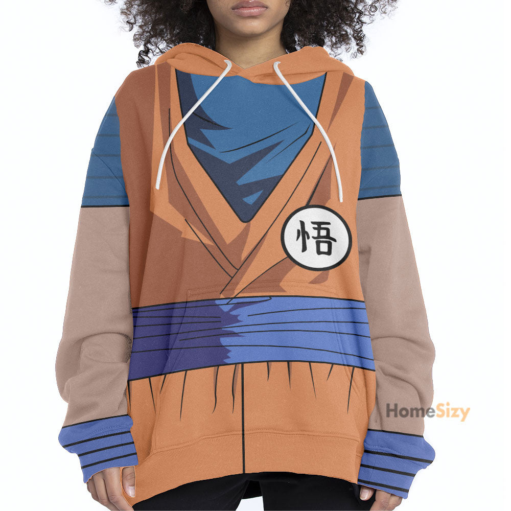 Son Goku Cosplay Costume Hoodie QT208174Hf