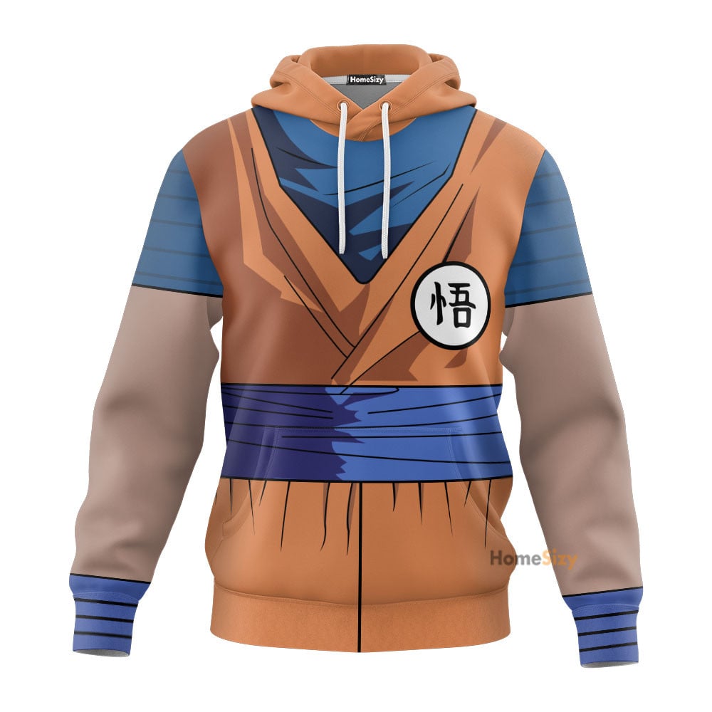 Son Goku Cosplay Costume Hoodie QT208174Hf