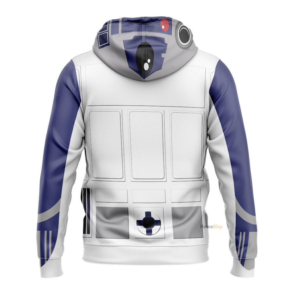 R2D2 Cosplay Costume Hoodie QT208003Hf