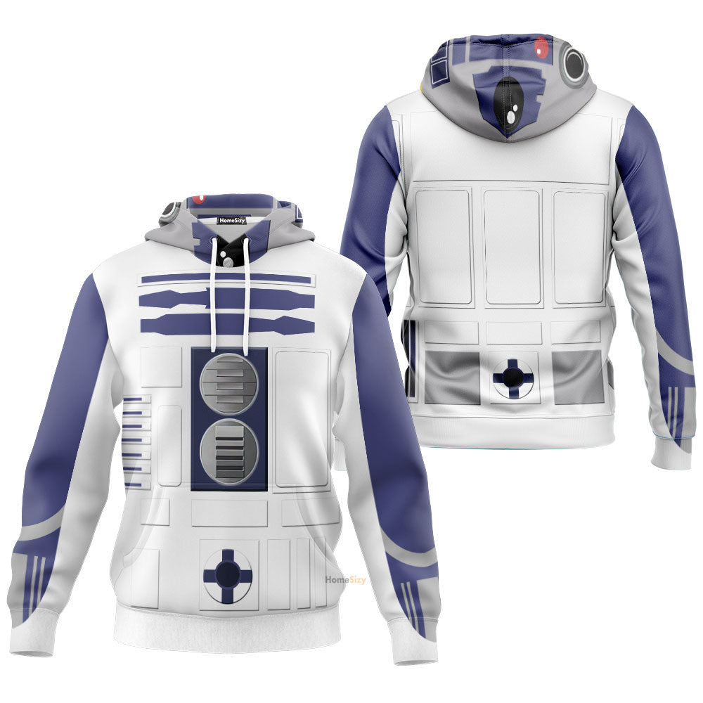 R2D2 Cosplay Costume Hoodie QT208003Hf