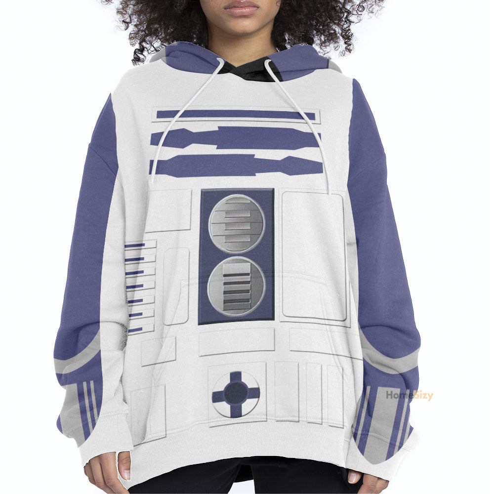 R2D2 Cosplay Costume Hoodie QT208003Hf