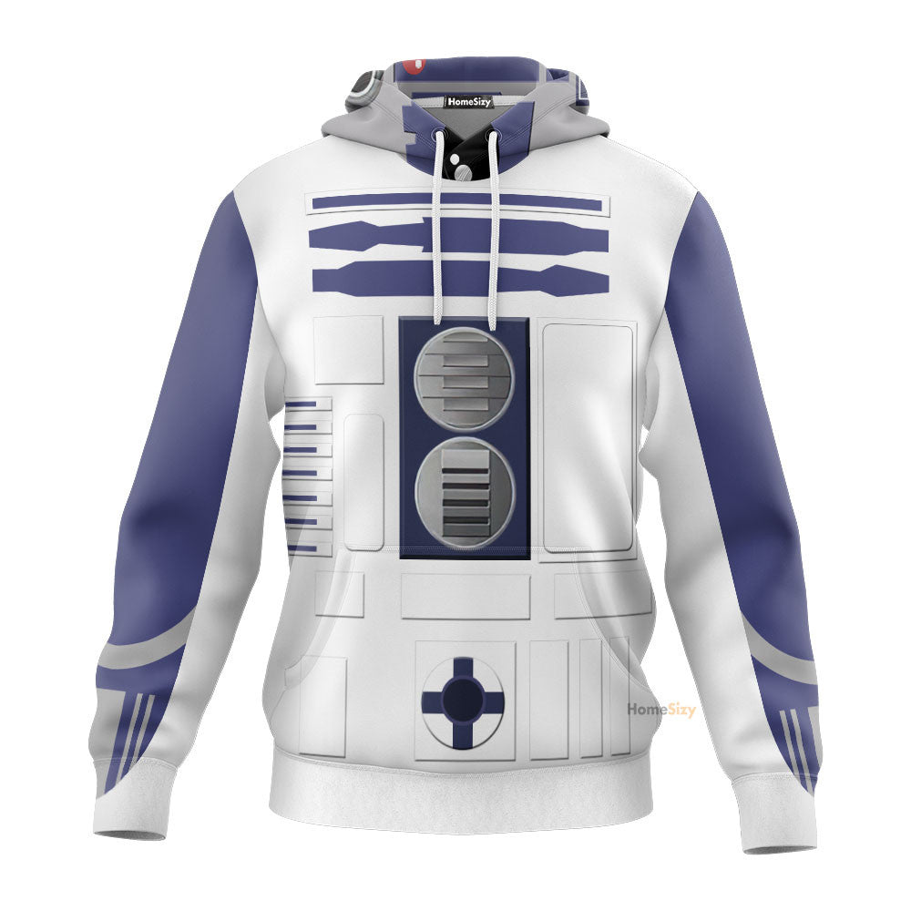 R2D2 Cosplay Costume Hoodie QT208003Hf