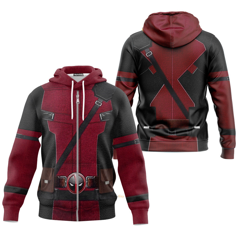 Cosplay Costume Deadpool Hoodie QT308733
