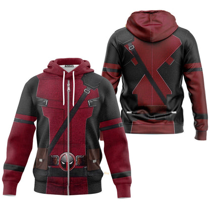Cosplay Costume Deadpool Hoodie QT308733