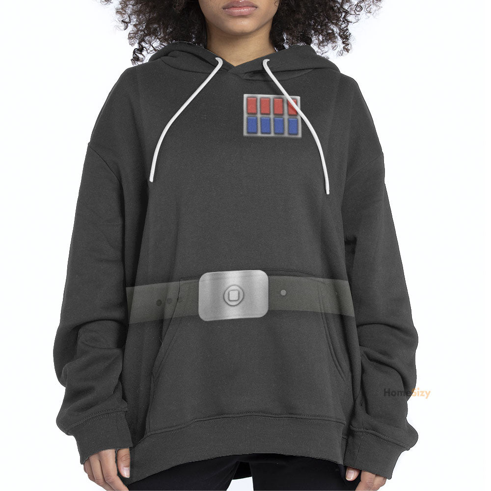SW Stromtrooper Corps Imperial Officer Uniform Cosplay Costume Hoodie QT207412Hc
