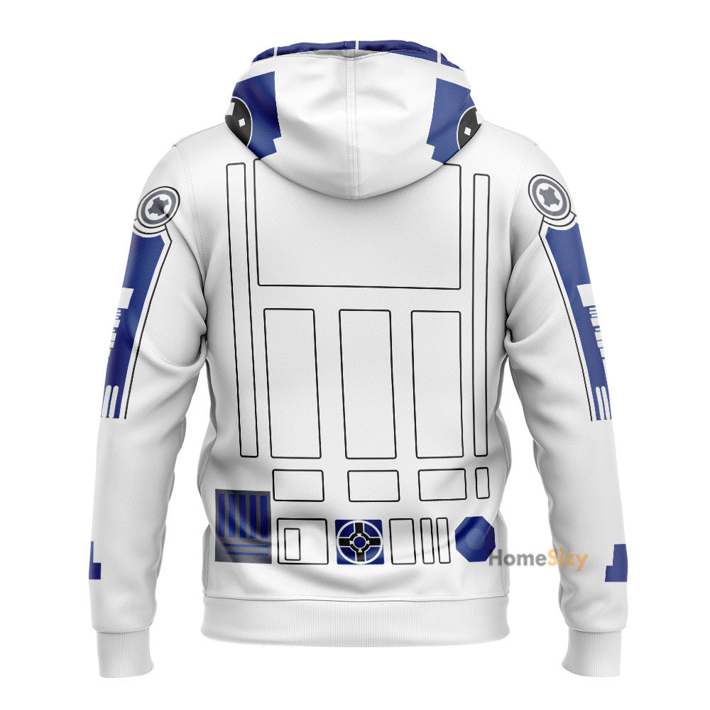 Movie SW robot Cosplay Costume Hoodie QT205278Hf