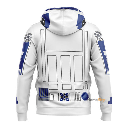 Movie SW robot Cosplay Costume Hoodie QT205278Hf