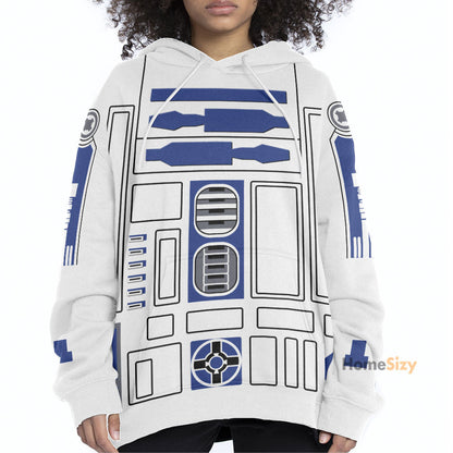 Movie SW robot Cosplay Costume Hoodie QT205278Hf