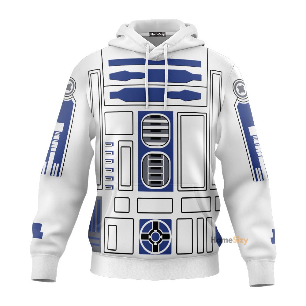 Movie SW robot Cosplay Costume Hoodie QT205278Hf