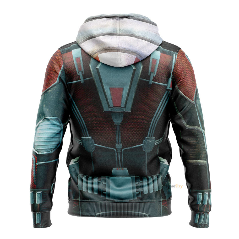 Ant Man Suit Custom Cosplay Costume Tshirt Zip Hoodie Sweatshirt Shorts QT210439Tf