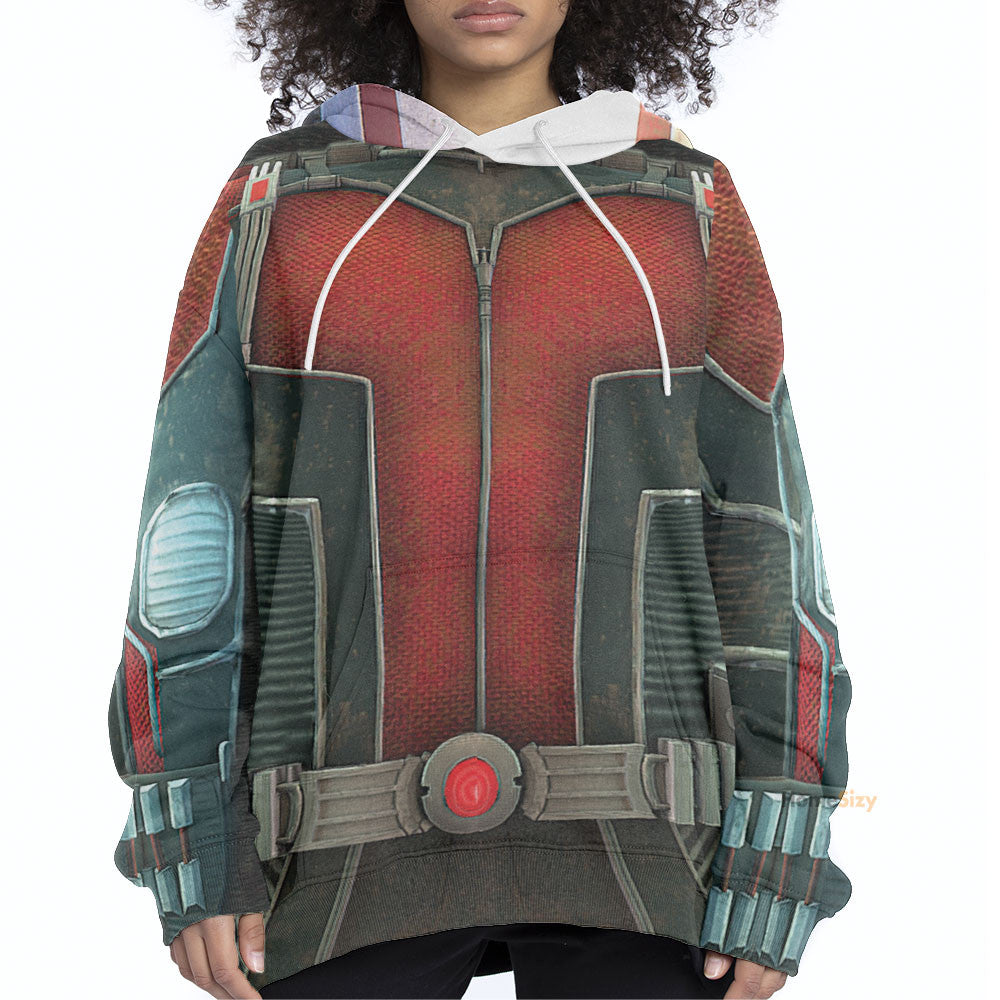 Ant Man Suit Custom Cosplay Costume Tshirt Zip Hoodie Sweatshirt Shorts QT210439Tf