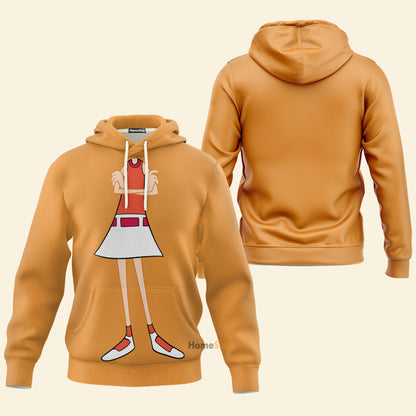 Phineas And Ferb Candace Flynn Cosplay Costume Hoodie