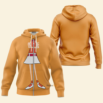 Phineas And Ferb Candace Flynn Cosplay Costume Hoodie